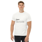 Love quote - Men's Classic Cotton Tee