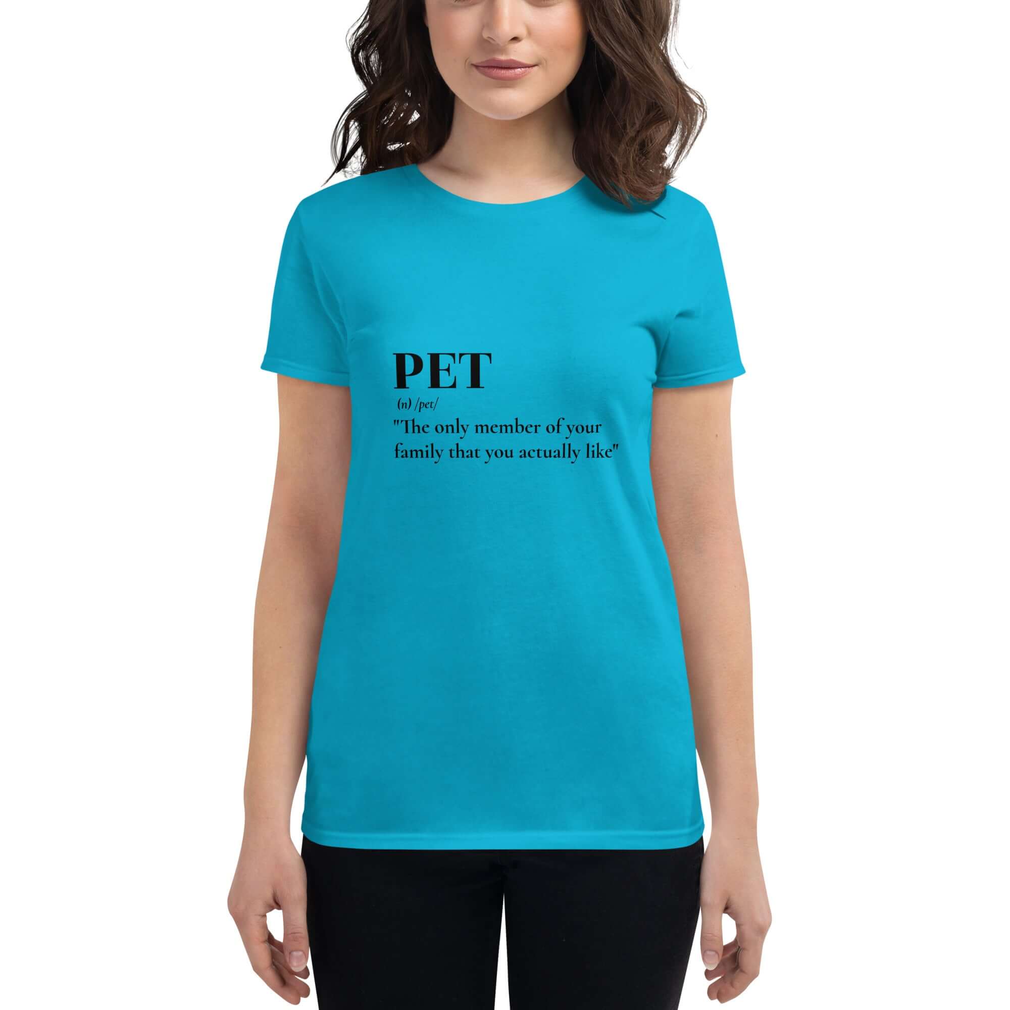 PET quote: Women's short sleeve t-shirt