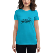 Don't be perfect - short sleeve t-shirt