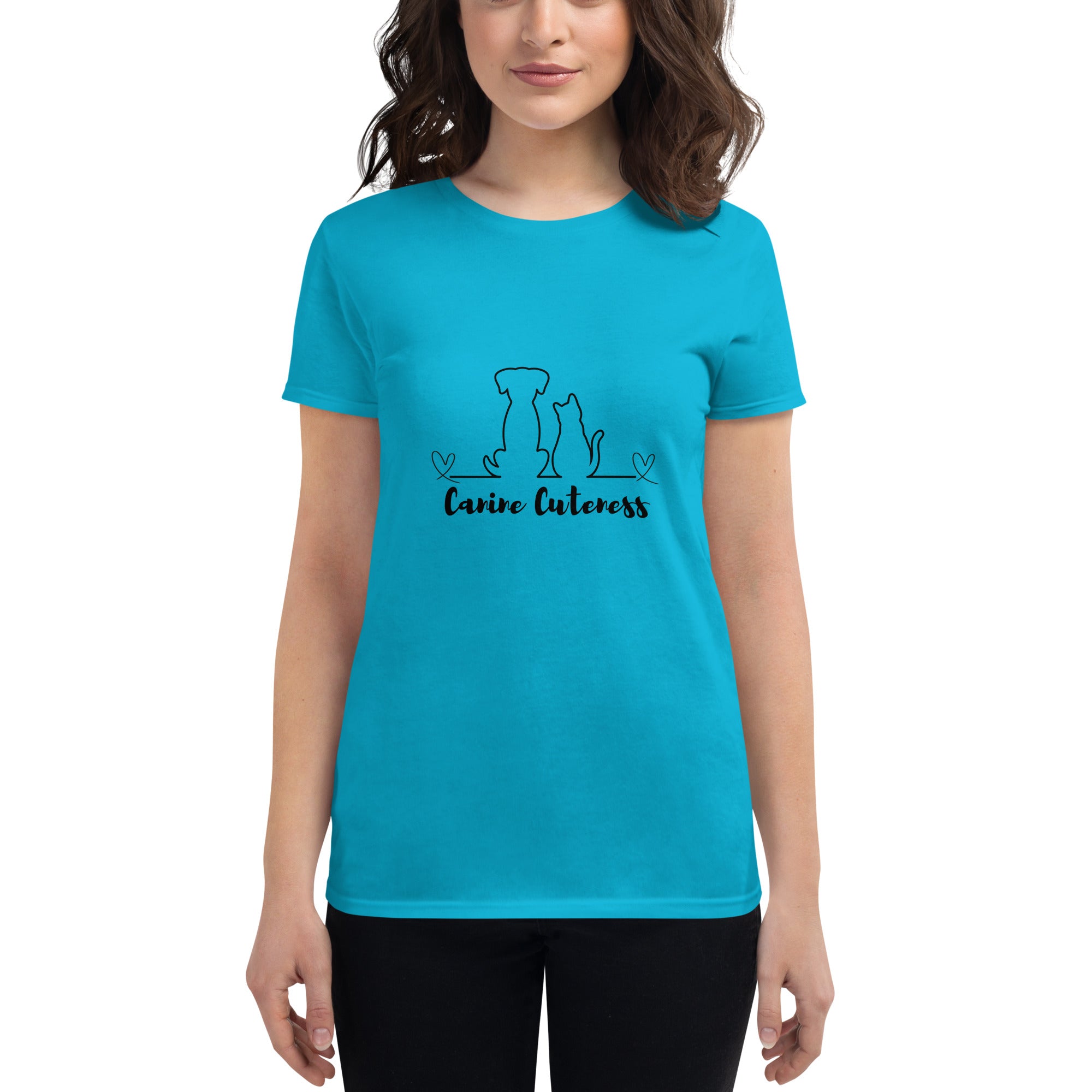 Canine cuteness - short sleeve t-shirt