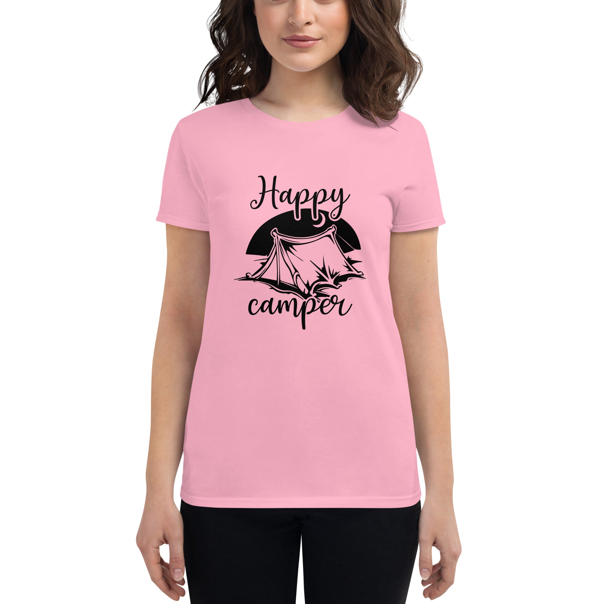 Happy Camping - Women's short sleeve t-shirt