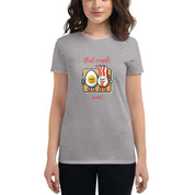 Women's short sleeve t-shirt with a delightful food print