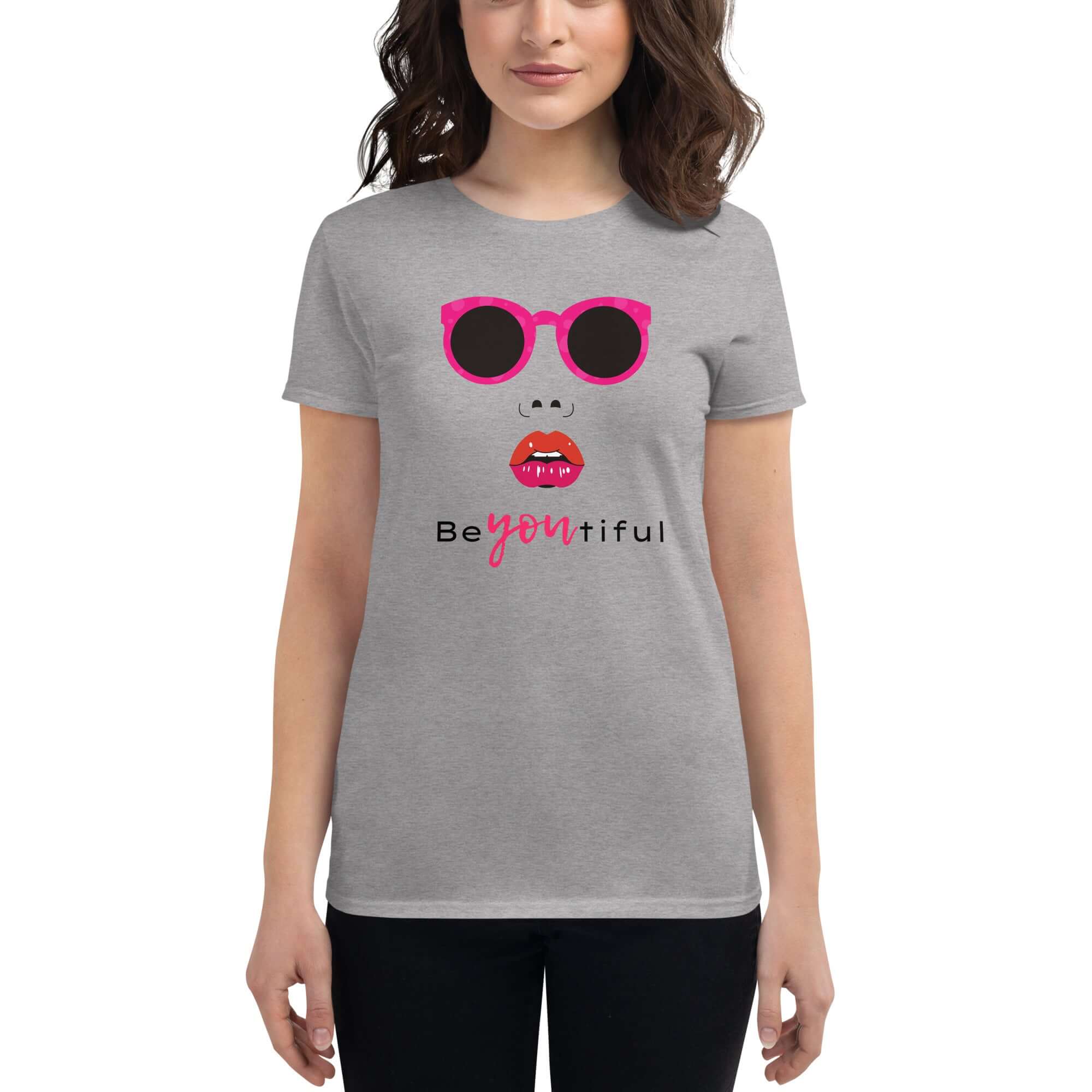 Women's short sleeve t-shirt with a Beautiful graphic print