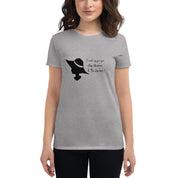 I won't cry - Women's short sleeve t-shirt