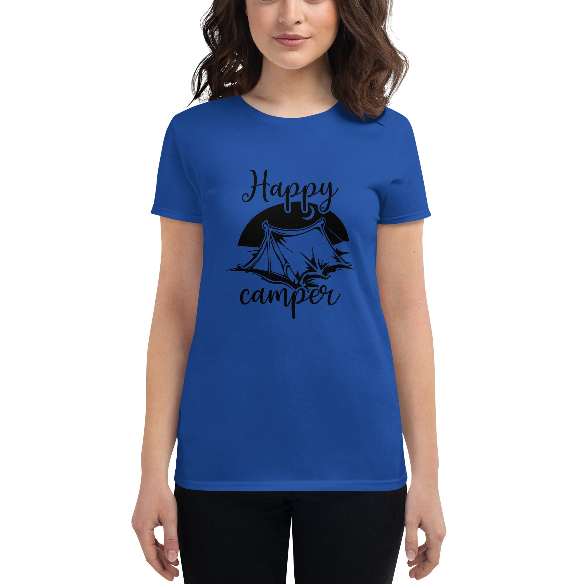 Happy Camping - Women's short sleeve t-shirt