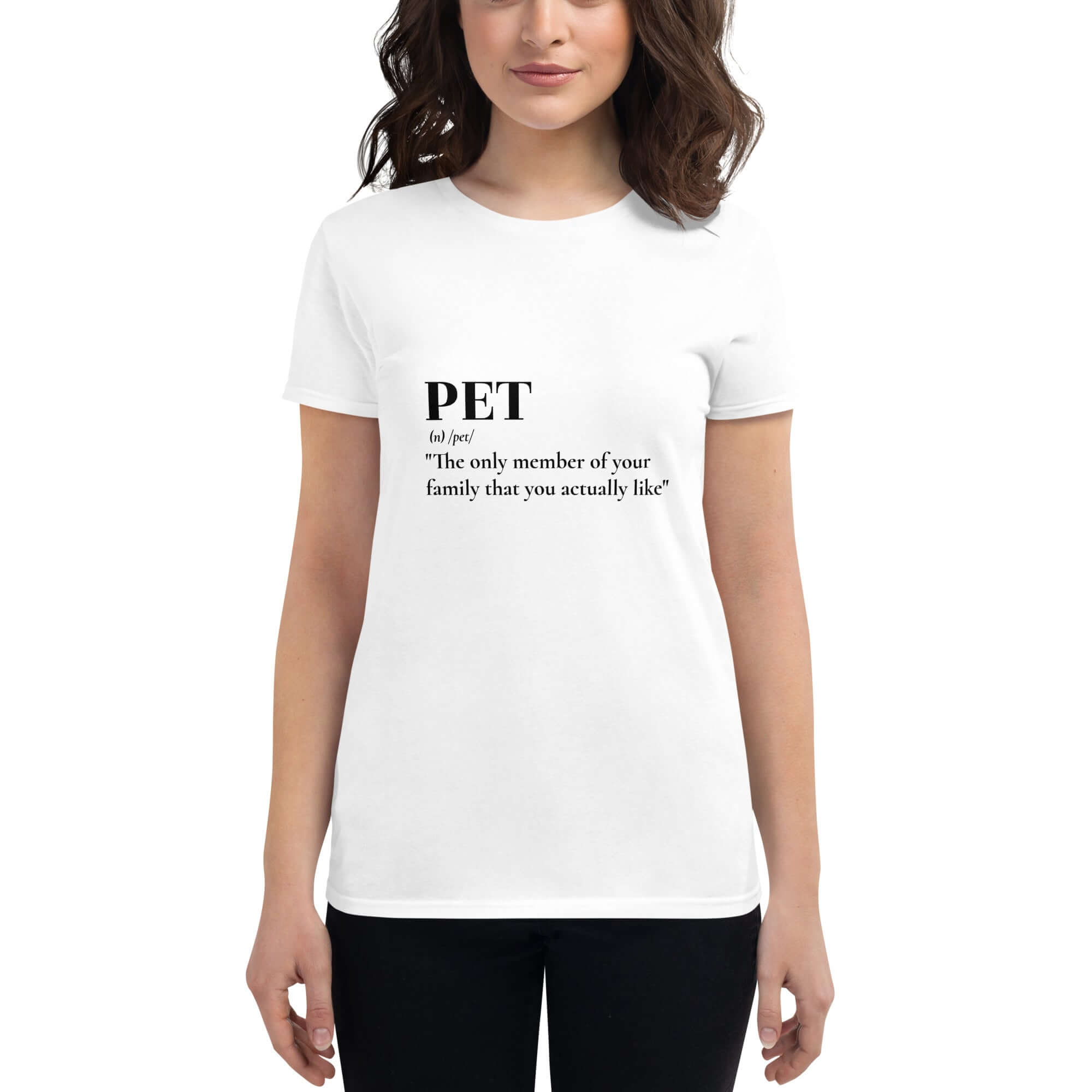 PET quote: Women's short sleeve t-shirt