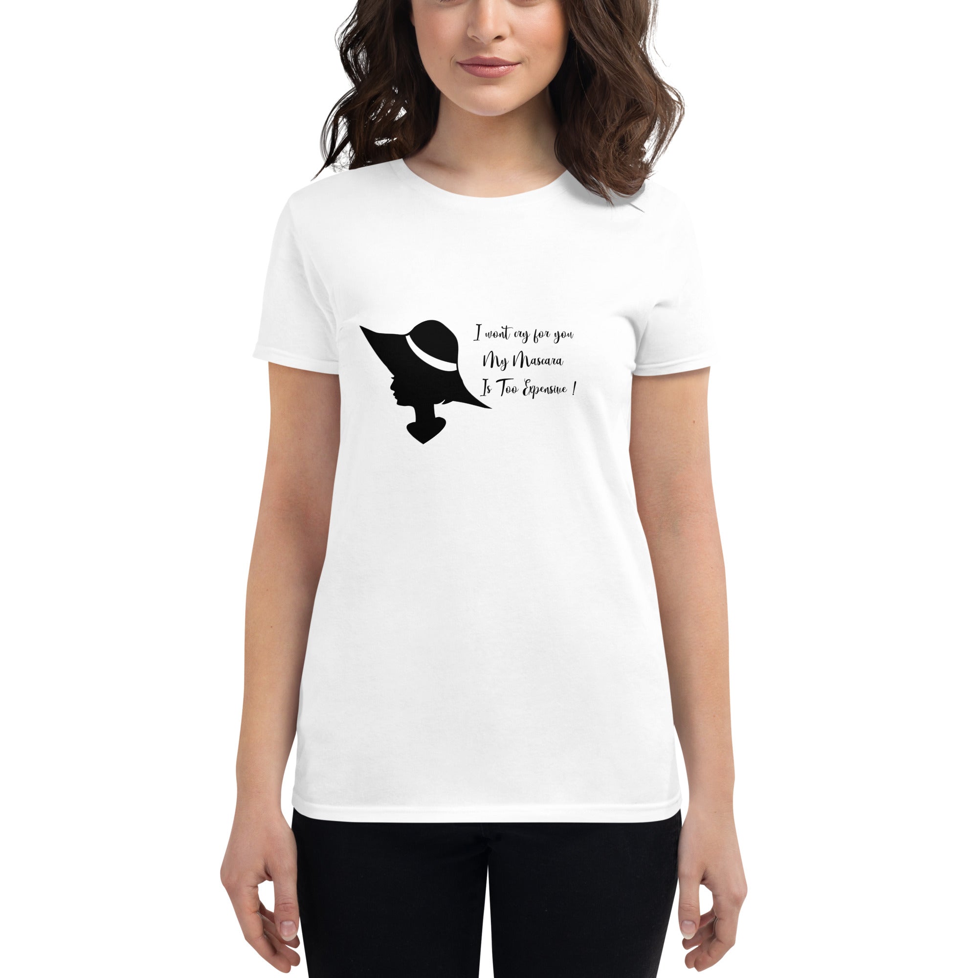 I won't cry - Women's short sleeve t-shirt